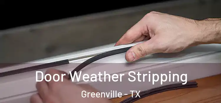 Door Weather Stripping Greenville - TX